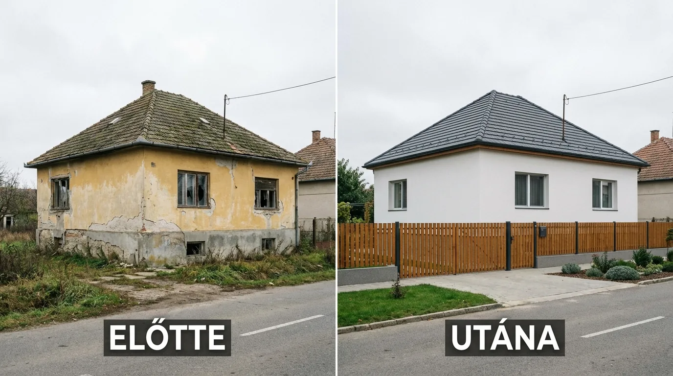 Kádár-kocka felújítás előtte-utána